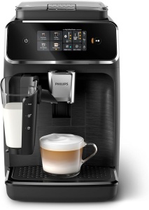 Espressor cafea Philips 2300 Series EP233010, 4 bauturi, Touchscreen, Mattschwartz