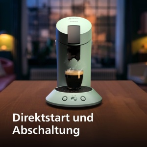 Espressor cafea Philips Senseo Original Plus, 1-2 cesti, tehnologie Coffee Boost, verde - Img 2