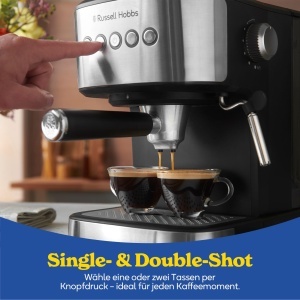 Espressor cafea Russell Hobbs Heaton 28700-56, 15 bar, 1.5l, inox - Img 3