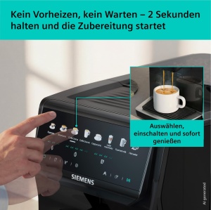 Espressor cafea Siemens EQ500 iAroma, 8 bauturi, negru - Img 2