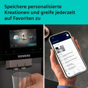 Espressor cafea Siemens EQ700i Aroma, 41 bauturi, touchscreen 5 inch, gri - Img 5