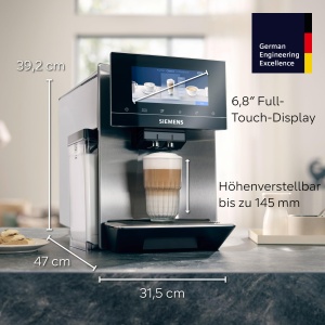 Espressor cafea Siemens EQ900, TFT-Display, 36 bauturi, functionare silentioasa - Img 2