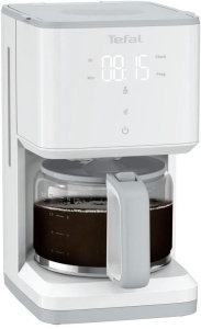 Espressor cafea Tefal CM6931, 10-15 cesti, alb, cu afisaj digital
