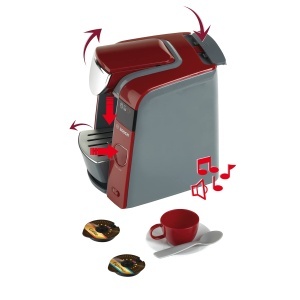 Espressor cafea Theo Klein 9543 cu sunet, inclus set espresso, 20 cm - Img 2