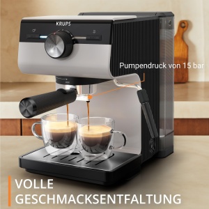 Espressor Krups XP381B10 15 bar GreyCreme Design elegant si functie de spumare - Img 3