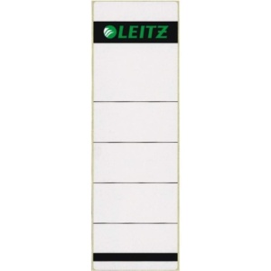 Etichete autoadezive pentru dosare Leitz, 100 bucati, 62 x 192 mm, gri