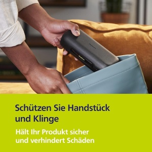 Etui de calatorie Philips OneBlade QP40130, protectie pentru aparat de ras, compatibil cu QP27XX, QP28XX, QP6XXX - Img 3