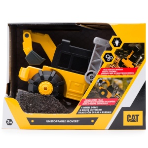 Excavator pentru copii Cat Unstoppable Movers cu roti mari si lumini functionale - Img 3