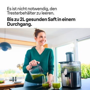 Extractor de suc Braun MultiJuice 7 SJ700, 1000W, 2L, Gri - Img 5