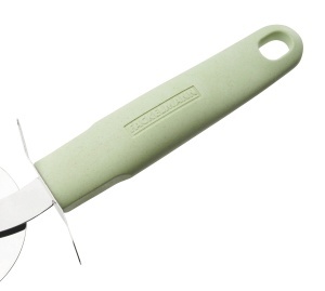 Fackelmann Ecolution Pizzaschneider Pizzaroller din otel inoxidabil maner ergonomic Mint Green 20 cm - Img 2