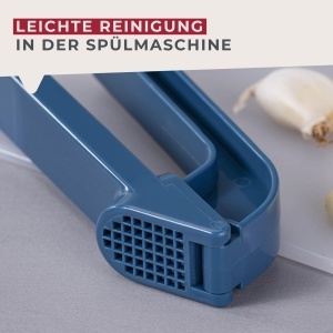 Fackelmann Essential Knoblauchpresse Ergonomic Design Albastru Compact - Img 6