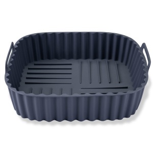 Fackelmann Forma din Silicon pentru Friteuza cu Aer Cald 19 cm Gri Rezistenta la Temperaturi Inalte