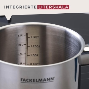 Fackelmann Milchtopf Essential 14 cm Otel Inoxidabil Maner Ergonomic - Img 7