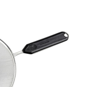 Fackelmann Sieb 20 cm Plasa Fina Maner Ergonomic NegruArgintiu - Img 2