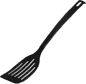 Fackelmann Slot Turner Nero - Strunjitor din plastic rezistent la caldura, 320x66x12mm, se poate spala in masina de spalat vase, negru, Fabricat in Germania - Img 2