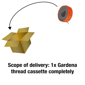 Fadenkassette Gardena 2385, 2390, 2395, 2400 - Compatibila cu Trimmerele Gardena - Img 6