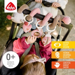 Fehn Activity Spirale Biene 068313 Jucarie Interactiva pentru Bebelusi cu Elemente 3D - Img 3