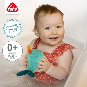 Fehn Badetier Wal 043037 Jucarie de Baie Plutitoare pentru Bebelusi si Copii 0 luni - Img 3
