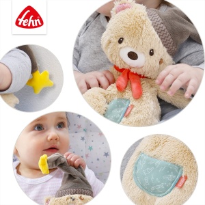 Fehn Kuscheltier Bear Bruno 060225 Jucarie Plus pentru Bebelusi 25 cm - Img 5