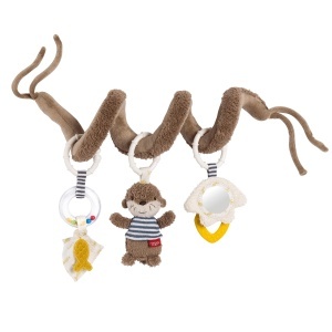 Fehn Otter Theo Spirala de Activitati pentru Bebelusi 35 cm cu Ratusca Oglinda si Elemente Interactive