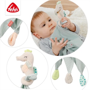 Fehn Schmusetuch Seepferd 054064 Jucarie pentru Nou-Nascuti 42 cm Material Moale - Img 4