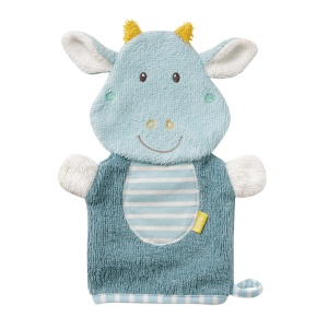 Fehn Waschhandschuh Drache Little Castle 27 cm Material moale pentru copii