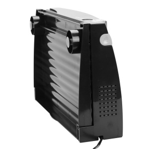 Feliator de alimente Emerio "Made in EU", unitate de cutit din otel inoxidabil produs in Germania, reglabil 0-17mm, fara BPA, pliabil cu economie de spatiu, cu intrerupator de siguranta, Eco 100 Watt, MS-125000.1, Negru - Img 4