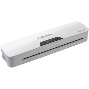 Fellowes Laminator A3 Pixel pentru biroul de acasa, pentru laminarea foliilor de pana la 125 microni grosime, fara blocaje, inclusiv 10 folii de laminare A4
