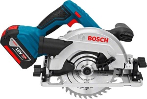 Ferastrau circular cu acumulator Bosch Professional 18V System GKS 18V-57 G (compatibil cu sina de ghidare, adancime de taiere: 57 mm, incl. 2x baterie 4.0Ah, incarcator rapid GAL 18V-40, 1x panza de ferastrau circular, L-BOXX)