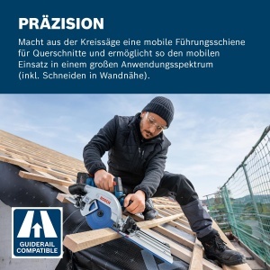 Ferastrau circular cu acumulator Bosch Professional 18V System GKS 18V-57-2 GX inclusiv ghidaj longitudinal fara baterieincarcator - Img 2