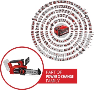 Ferastrau cu lant cu acumulator Einhell Professional cu o singura mana FORTEXXA 18/20 TH Power X-Change (Li-Ion, 18 V, motor fara perii, lama si lant de calitate OREGON de 20 cm, max. 3.800 min-1, fara baterie si incarcator) - Img 2