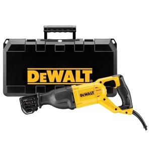 Ferastrau sabie DeWalt DWE305PK, 1100W, lungime taiere 280mm, cu transportator