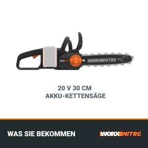Feronerie electrica pentru taiat lemn WORX WG350E.9, 20V, 30cm, 10ms - Img 2