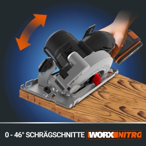 Feronerie electrica WORX WX531.9, 20V, taiere precisa, pentru lemn, metal, plastic - Img 3