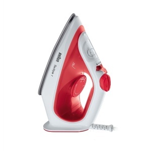 Fier de calcat Braun TexStyle 1 SI1019RD 1900W Abur 120 gmin Talpa antiaderenta Rosu - Img 2