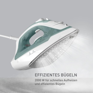 Fier de calcat cu abur Tefal Virtuo 30, 2000 W, 27 g/min. Debit de abur, 120 g/min. Explozie de abur, 30 sec. Timp de incalzire, Abur vertical, Oprire picurare, Varf de precizie pentru etrier, Eucalipt, FV2C42E0 - Img 7