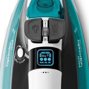 Fier de calcat Polti Vaporella Quick&Slide Qs220 cu selector de temperatura rotativ si afisaj digital, placa de abur Pro, 2400 W, explozie de abur 250 g - Img 3