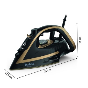 Fier de calcat Tefal Puregliss FV8064 3000W Abur Vertical NegruAuriu - Img 7