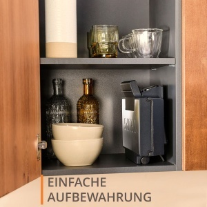 Fier de vafe Krups FDK Iconic 850 W placi antiaderente acoperite cu ceramica design iconic depozitare verticala usor de utilizat negruotel inoxidabil  - Img 6