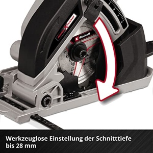 Fierastrau circular Einhell TE-CS 1889 Li Solo compact reglare fara unelte fara acumulator - Img 10