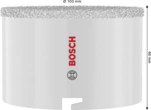 Fierastrau cu coroana Bosch pentru zidarie si gresie, 103 mm, accesoriu profesional - Img 3