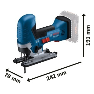 Fierastrau pendular Bosch Professional GST 18V-125 S, 18V, inclus 1x lama, set absorbtie - Img 2