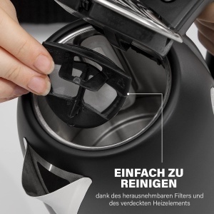 Fierbator apa Princess 236032, 1,7 litri, 2200W, negru - Img 4