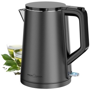 Fierbator apa ProfiCook PC WK 1290, 1.5L, 2200W, inox mat