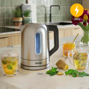Fierbator apa Tristar WK-1344, 1.7 L, 2200 W, inox - Img 2