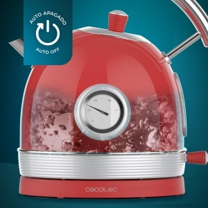 Fierbator Cecotec Thermosense 420, 1.8L, 2200W, Rosu Vintage - Img 8