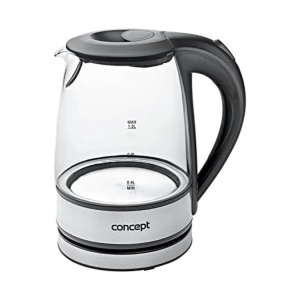 Fierbator de apa Concept rk4900, 1.2 L, 1630 W, inox si sticla