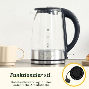 Fierbator de apa Cuisinart 1,7L cu control variabil al temperaturii, 3KW - Img 6