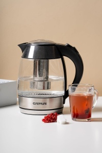 Fierbator de apa G3 Ferrari G1006600 cu capacitate de 1,8 l, din sticla - Img 8