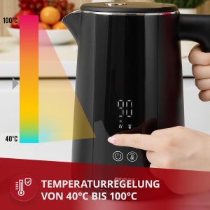 Fierbator de apa MCZ-120C, 1.5L, 2200W, Negru - Img 7